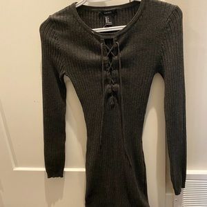 Forever 21 ribbed bodycon dress